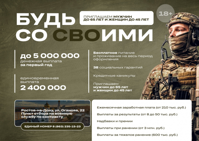 Найди призвание – заключи контракт! 